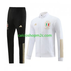 Italia Tute Felpe da Allenamento Bianco 2023/2024